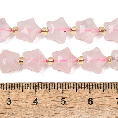 Natural Rose Quartz Beads Strands G-Z080-A10-10mm-1