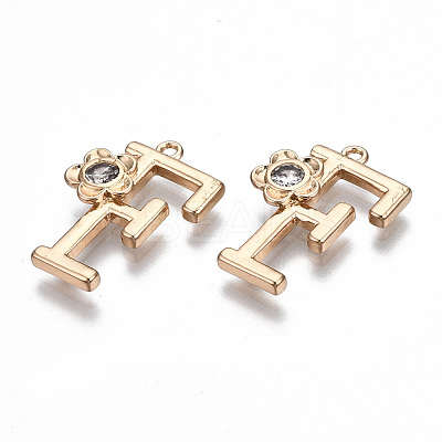 Brass Pendants KK-Q768-001G-F-1