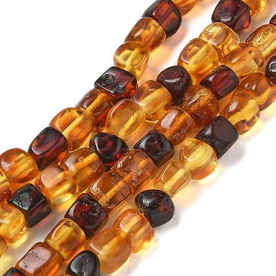 Natural Amber Beads Strands G-K387-E02-01-1