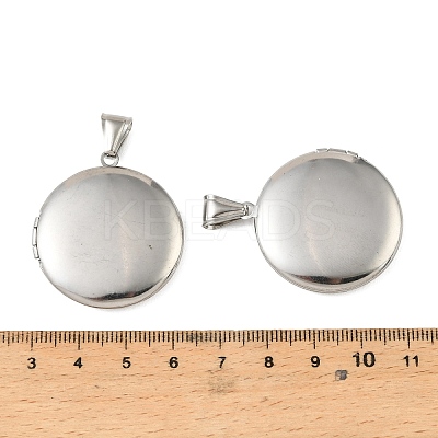 316 Stainless Steel Locket Pendants STAS-K321-11D-P-1
