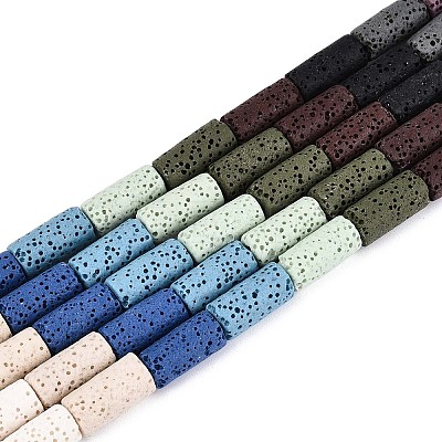 Natural Lava Rock Beads Strands G-N257-15A-01-1