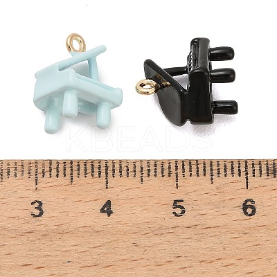 Alloy Enamel Pendants ENAM-A014-03G-1