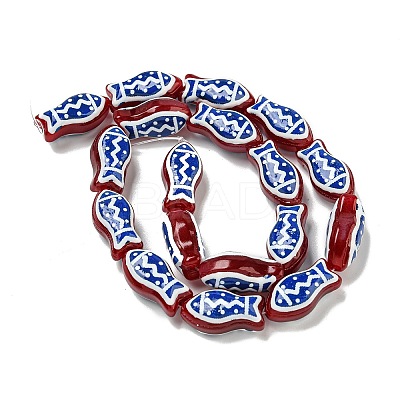 Handmade Transparent Glass Beads GLAA-N0028-02B-1
