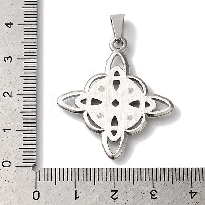 Non-Tarnish 304 Stainless Steel Pendants STAS-L081-033P-1