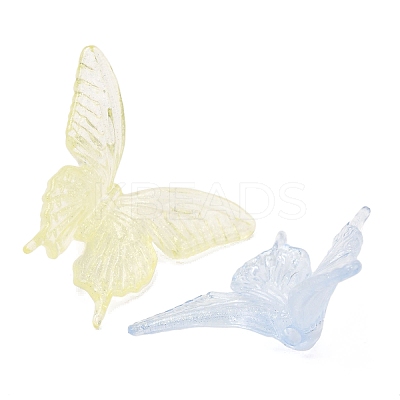 Luminous Transparent Acrylic Beads MACR-L015-12-1