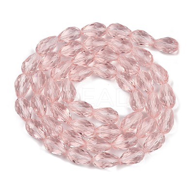 Transparent Glass Beads Strands EGLA-N013-T4mm-D18-1