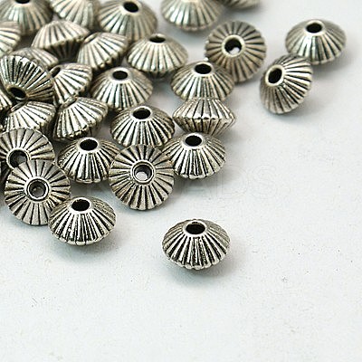 Tibetan Style Alloy Spacer Beads K093Y041-1