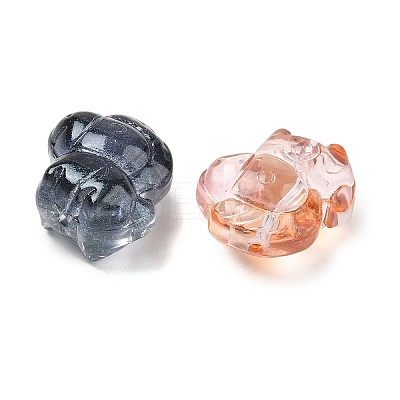 Baking Paint Transparent Glass Beads GL-CBA7B2B-06-1
