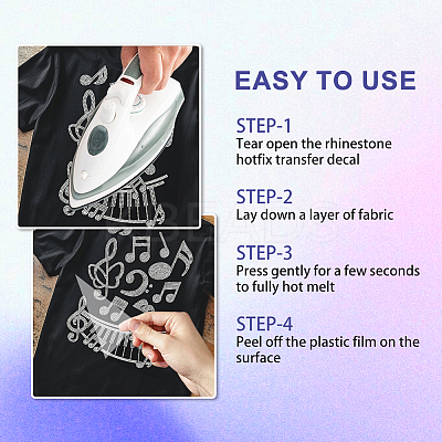 Glass Hotfix Rhinestone DIY-WH0303-821-1