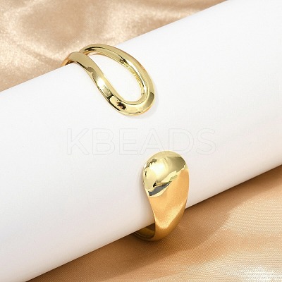 304 Stainless Steel Cuff Bangles for Women BJEW-Z097-06G-1