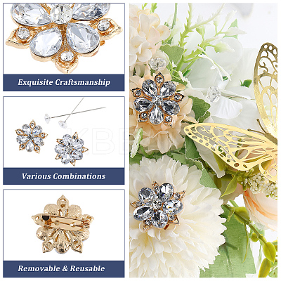 DIY Flower Bouquet Decoration Kits DIY-SP0006-58G-1
