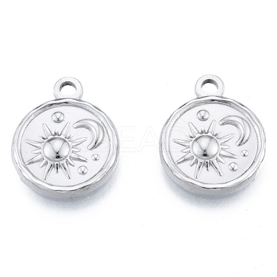 Non-Tarnish 201 Stainless Steel Pendants STAS-N098-182P-1