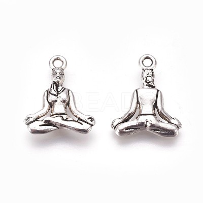 Tibetan Style Alloy Pendants LS-TIBEP-A36593-AS-RS-1
