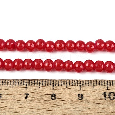 Baking Paint Glass Pearl Beads Strands DGLA-ZX001-05A-19-1