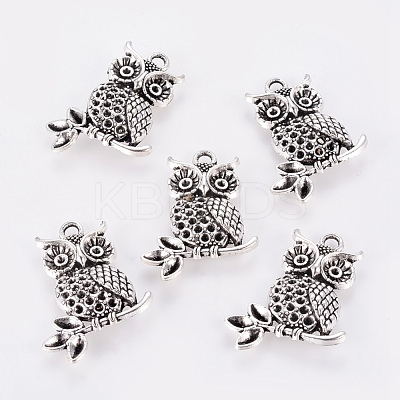 Tibetan Style Pendant Rhinestone Settings TIBE-A123871-AS-FF-1