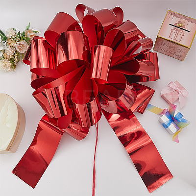 Plastic Flower Pull Bows FIND-WH20030-06H-1