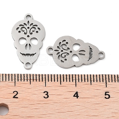 Non-Tarnish 201 Stainless Steel Connector Charms STAS-A090-15P-1