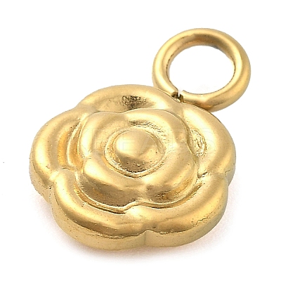 Ion Plating(IP) 304 Stainless Steel Charms STAS-P379-03F-G-1