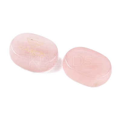 4Pcs 4 Styles Natural Rose Quartz Display Decorations G-F786-02D-04-1