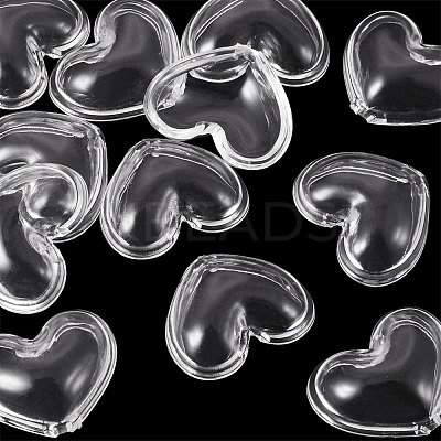 12Pcs Transparent Acrylic Beads TACR-TA0001-77C-1