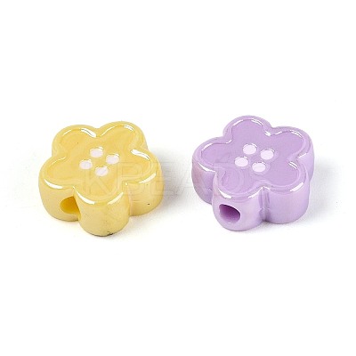 Opaque Acrylic Beads OACR-N156-05-1