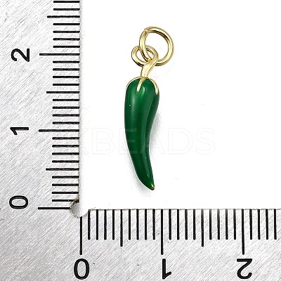 Brass Enamel Pendants LS-KK-Z100-10G-03-1