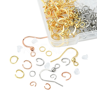 36Pcs 3 Style 316 Surgical Stainless Steel Earring Hooks DIY-FS0003-29-1