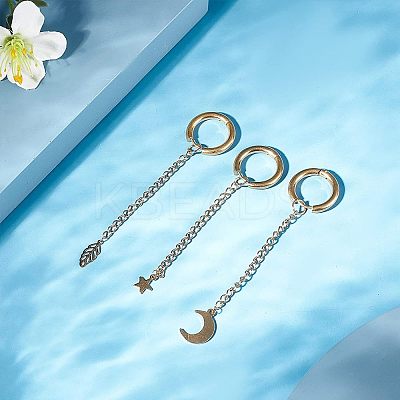 DIY 304 Stainless Steel Earring Making Kits DIY-UN0001-71G-1