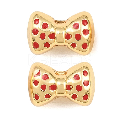 Brass Enamel Beads KK-CBA57A9-05G-04-1