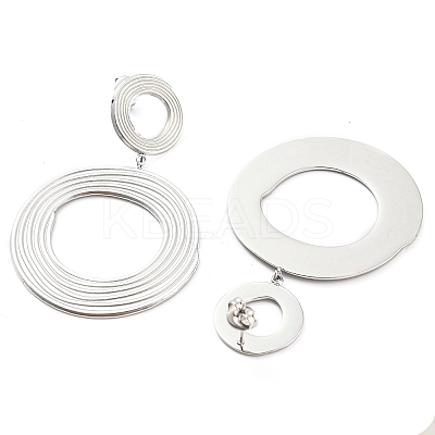 Non-Tarnish 304 Stainless Steel Stud Earrings EJEW-C067-22P-1