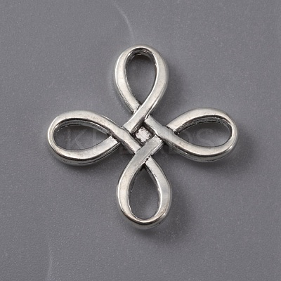 Tibetan Style Alloy Connector Charms FIND-WH0099-99AS-1