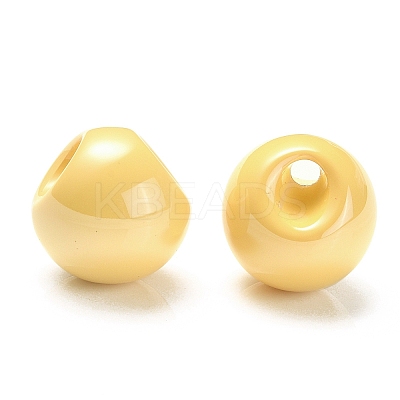Opaque Acrylic Beads OACR-G012-01J-1