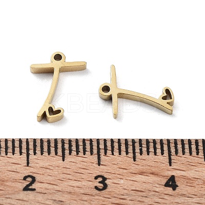 304 Stainless Steel Charms STAS-M327-02G-T-1