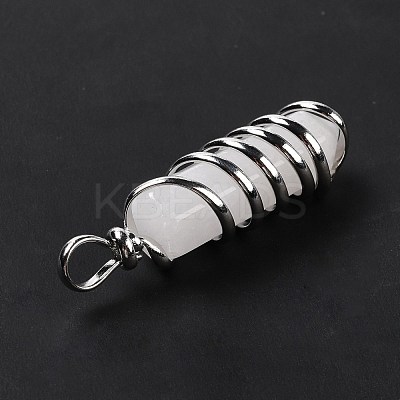 Natural Quartz Big Pointed Pendants G-I322-05P-10-1