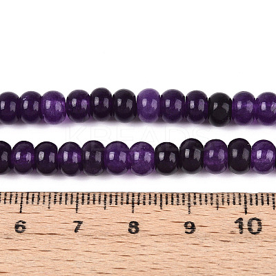 Dyed Natural White Jade Beads Strands X-G-T139-59A-03-1