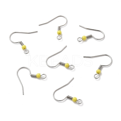 Tarnish Resistant 316 Surgical Stainless Steel Earring Hooks STAS-E044-01P-03-1