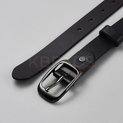 PU Leather Corset Belts with Zinc Alloy Clasps AJEW-WH0007-34B-1