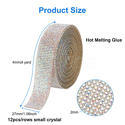 Hot Melting Glass Rhinestone Glue Sheets RB-FG0001-01B-1