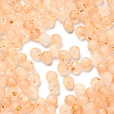 Frosted Transparent Acrylic Beads X1-OACR-F013-12E-1