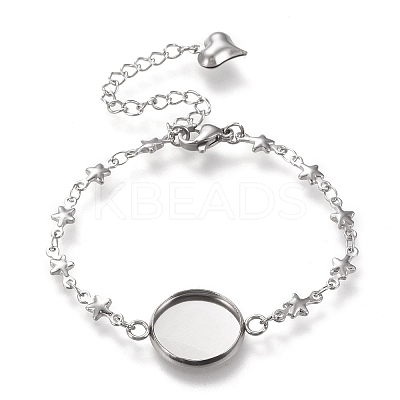 Tarnish Resistant 304 Stainless Steel Bracelet Making STAS-L248-008P-A-1
