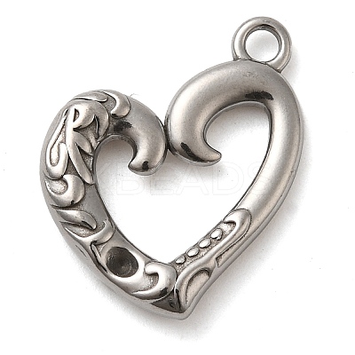 304 Stainless Steel Pendants STAS-M070-12P-1