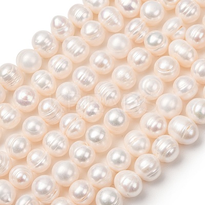 Natural Cultured Freshwater Pearl Beads Strands PA-CBABE82-11B-1