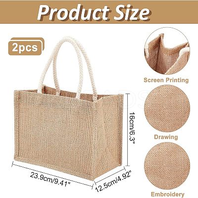 Jute Portable Shopping Bags ABAG-NB0001-50-1