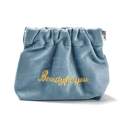 Velvet Spring Snap Closure Change Purse ABAG-P009-A03-1