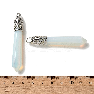 Opalite Pointed Big Pendants G-Z055-01P-26-1