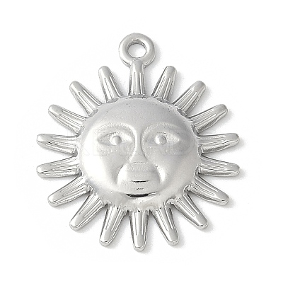 304 Stainless Steel Pendants STAS-E501-17P-1