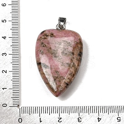 Natural Rhodonite Pendants G-F820-04P-11-1