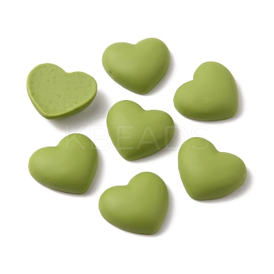 Opaque Resin Cabochons RESI-WH0021-39J-1