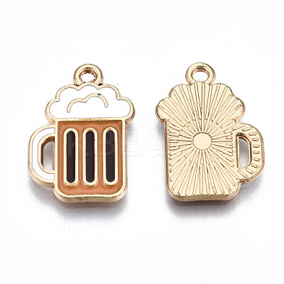Eco-Friendly Alloy Enamel Pendants ENAM-Q437-048-NR-1