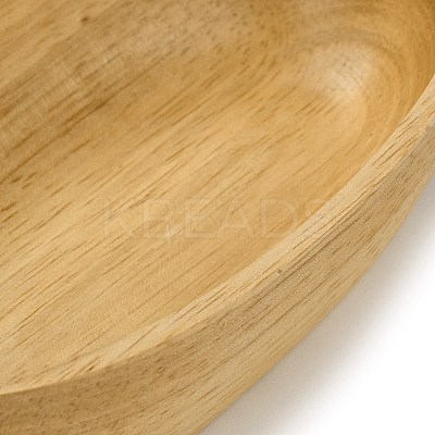 Wood Jewelry Plate Storage Tray WOOD-K010-03-1